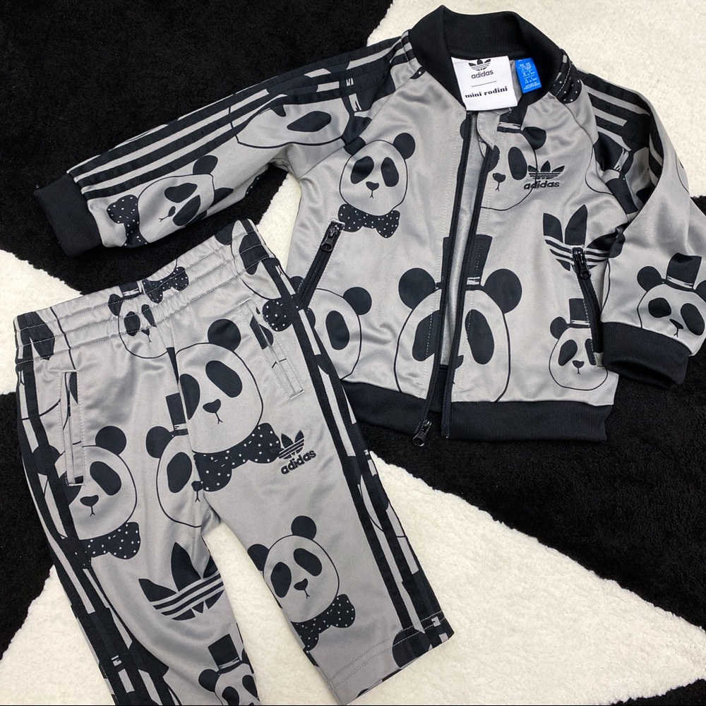 Adidas x Mini Rodini Panda Tracksuit 6/9M
